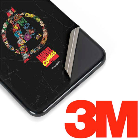 Marvel Classic Comics Avengers Logo Google Pixel 3a XL Skin